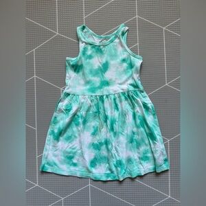 Carters|FREE w kids purchase,Baby girl/toddler mint blue Tie-Dye mint Dress•••